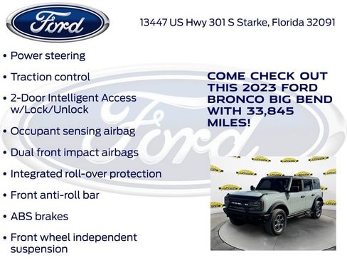 Certified 2023 Ford Bronco Big Bend image 32