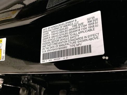 Used 2026 Honda Passport RTL image 36