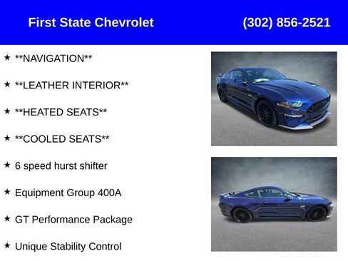 Used 2018 Ford Mustang GT Premium w/ GT Performance Package RWD image 2