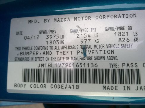 Used 2012 MAZDA MAZDA3 i Touring image 14