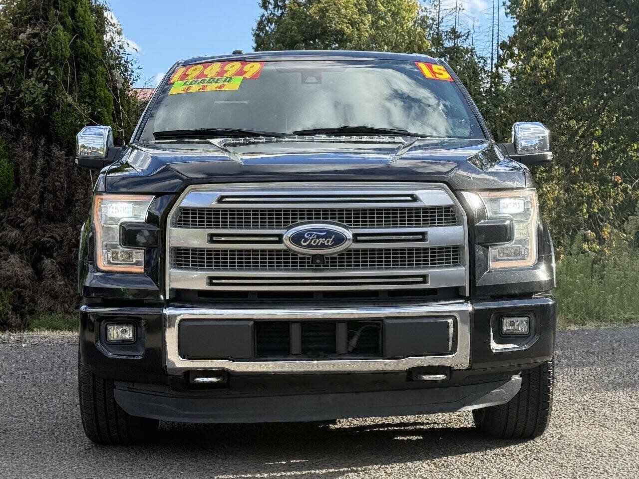 Used 2015 Ford F150 Platinum w/ Technology Package AWD/4WD image 2
