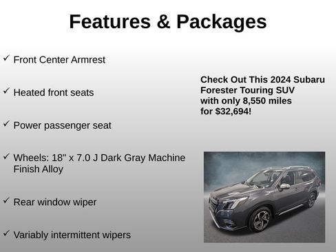 Used 2024 Subaru Forester Touring w/ POP Package 3 AWD/4WD image 21
