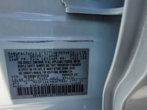 Used 2025 Nissan Sentra S w/ Trunk Package FWD image 8