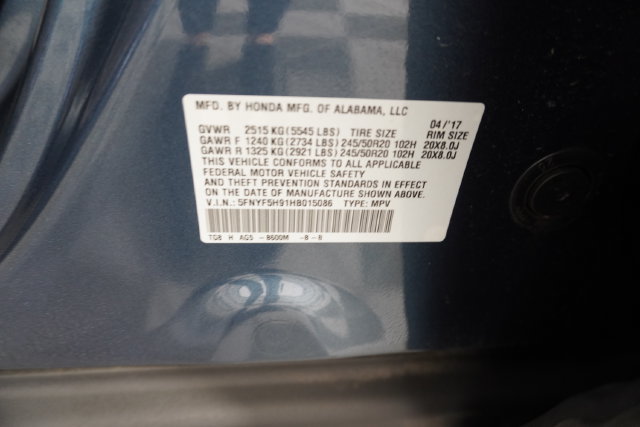 Used 2017 Honda Pilot Touring image 22