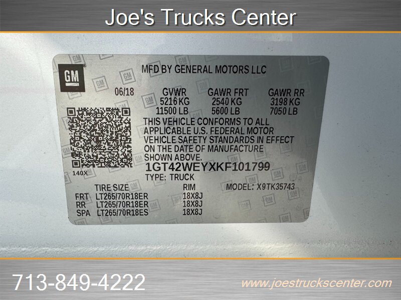 Used 2019 GMC Sierra 3500 Denali w/ Duramax Plus Package AWD/4WD image 64