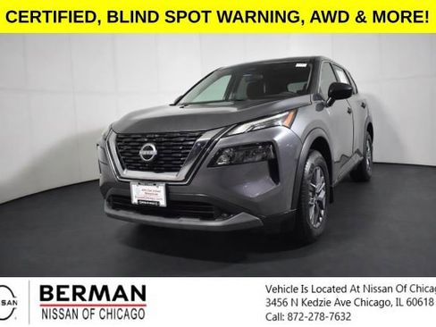 Certified 2022 Nissan Rogue S AWD/4WD image 1