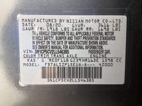 Used 2020 Nissan Kicks SV image 47