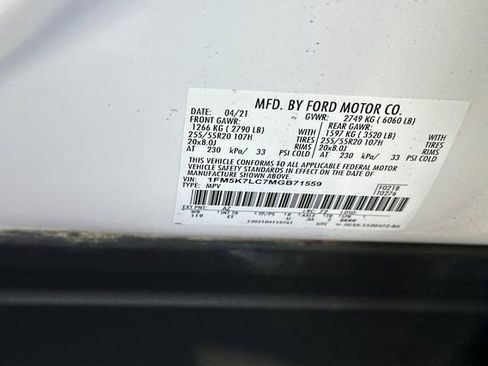 Used 2021 Ford Explorer King Ranch w/ Premium Technology Package image 57