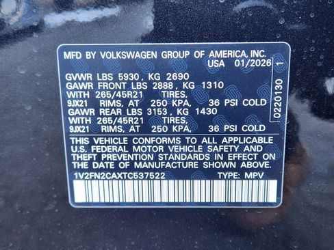 New 2026 Volkswagen Atlas SEL Premium R-Line AWD/4WD image 26