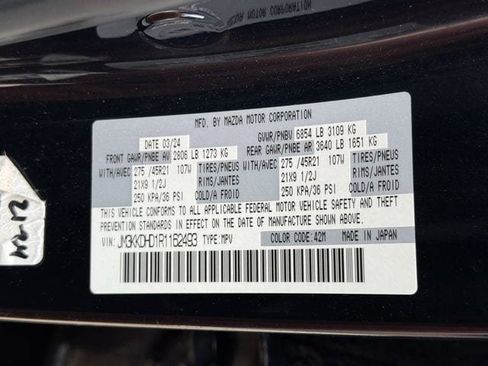 Used 2024 MAZDA CX-90 3.3 Turbo w/ Premium Package AWD/4WD image 37