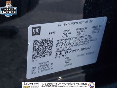 Certified 2023 Chevrolet Traverse LT w/ LT Premium Package image 37