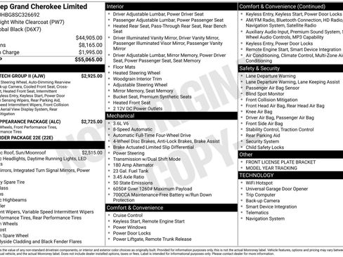 New 2025 Jeep Grand Cherokee Limited w/ Luxury Tech Group II image 3