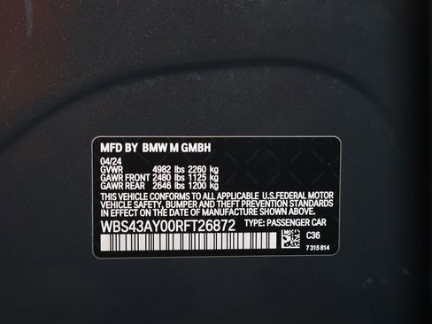 Used 2024 BMW M3 Competition w/ M Carbon Exterior Package image 26