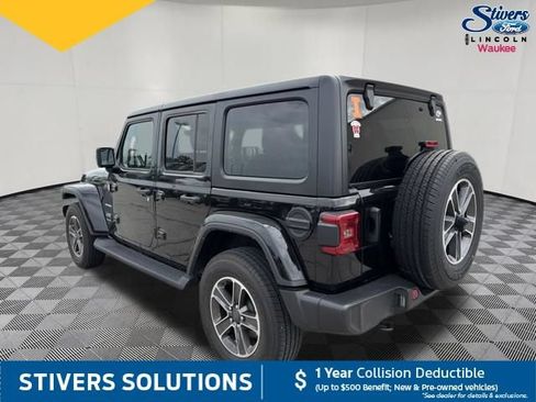 Used 2023 Jeep Wrangler Unlimited Sahara w/ LED Lighting Group AWD/4WD image 11