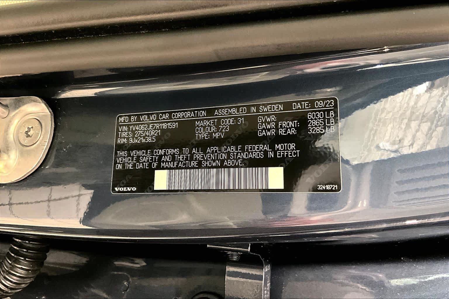 Used 2024 Volvo XC90 B6 Plus w/ Protection Package AWD/4WD image 32