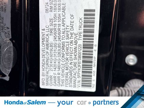 Used 2025 Honda Ridgeline Black Edition image 21