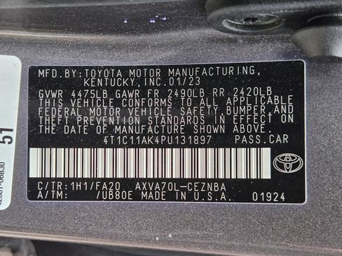 Used 2023 Toyota Camry LE FWD image 33