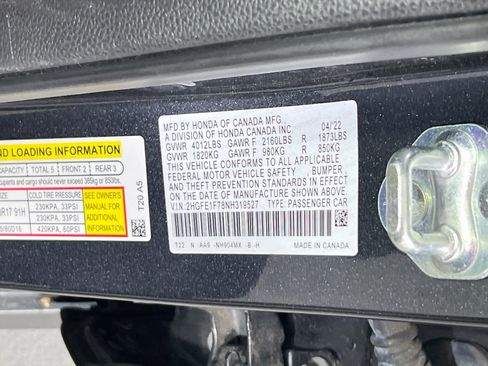 Used 2022 Honda Civic EX image 31