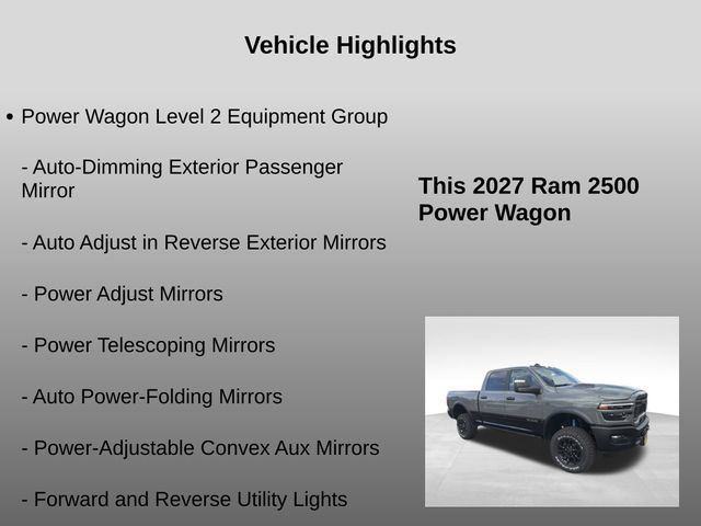 New 2027 RAM 2500 Power Wagon AWD/4WD image 33