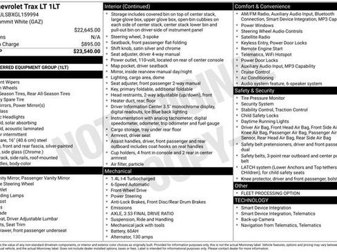 Used 2016 Chevrolet Trax LT FWD image 2