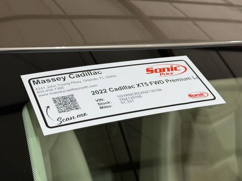 Certified 2022 Cadillac XT5 Premium Luxury image 51