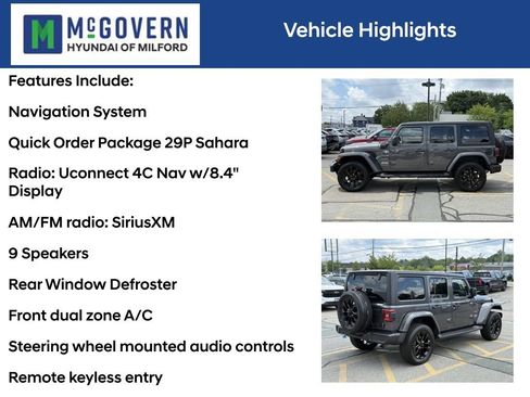 Used 2023 Jeep Wrangler Unlimited Sahara AWD/4WD image 4