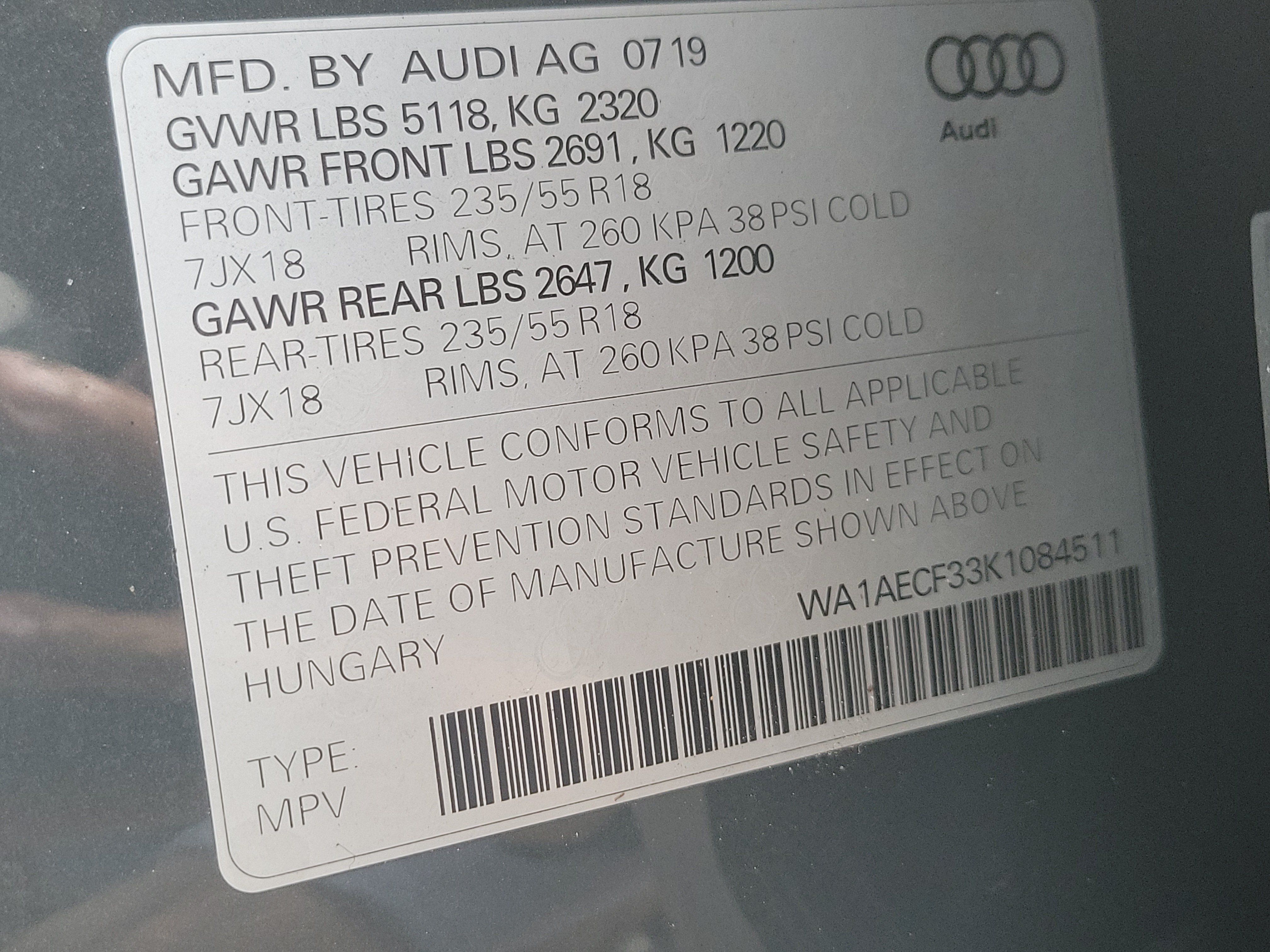 Used 2019 Audi Q3 2.0T Premium w/ Convenience Package AWD/4WD image 34