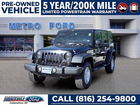 Used 2016 Jeep Wrangler Unlimited Sport w/ Quick Order Package 24S AWD/4WD image 8
