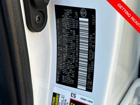 Used 2021 Toyota Camry TRD w/ TRD Package w/JBL Audio image 28