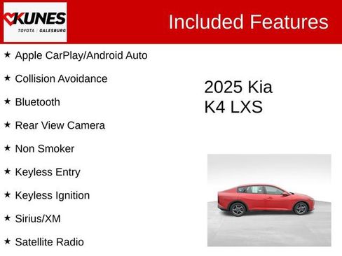 Used 2025 Kia K4 LXS image 2