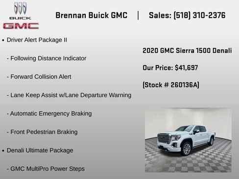 Used 2020 GMC Sierra 1500 Denali w/ Denali Ultimate Package AWD/4WD image 12