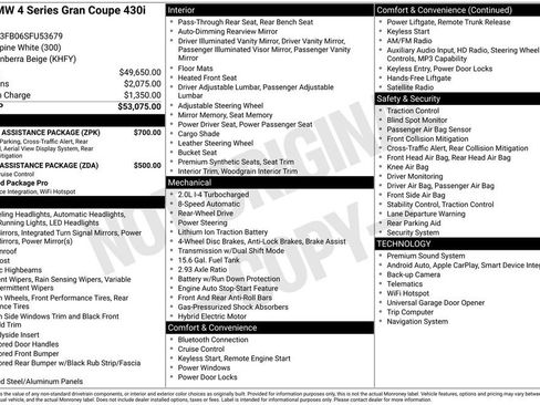Certified 2025 BMW 430i w/ Parking Assistance Package RWD image 26