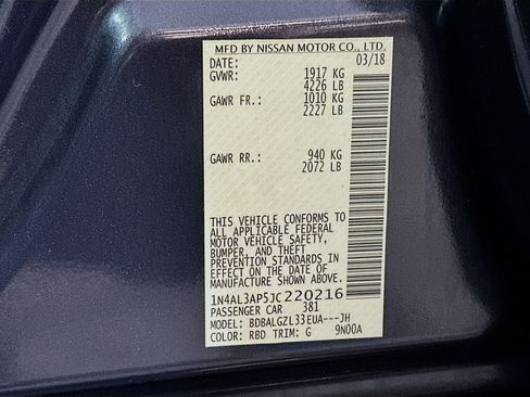 Used 2018 Nissan Altima 2.5 S w/ S Convenience Package image 28