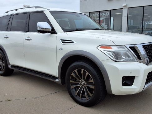 Used 2017 Nissan Armada Platinum w/ Captain Seat Package AWD/4WD image 2