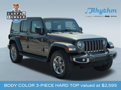 Used 2021 Jeep Wrangler Unlimited Sahara AWD/4WD image 1