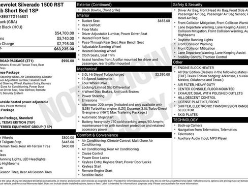 New 2026 Chevrolet Silverado 1500 RST w/ Z71 Off-Road Package image 28