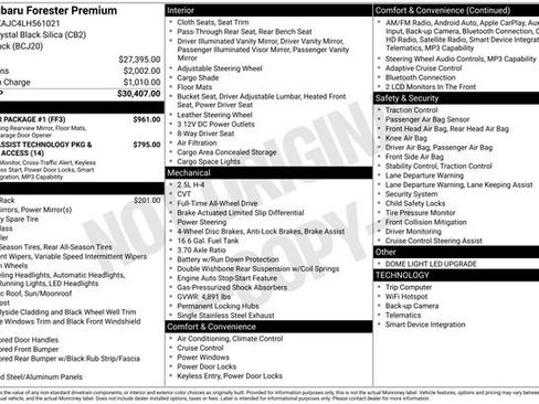 Used 2020 Subaru Forester Premium w/ Popular Package #1 image 37