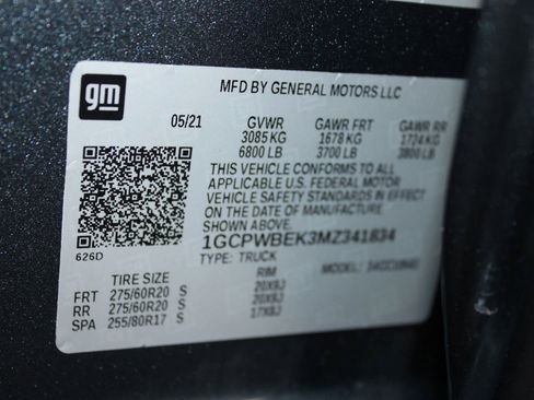 Used 2021 Chevrolet Silverado 1500 Custom image 23