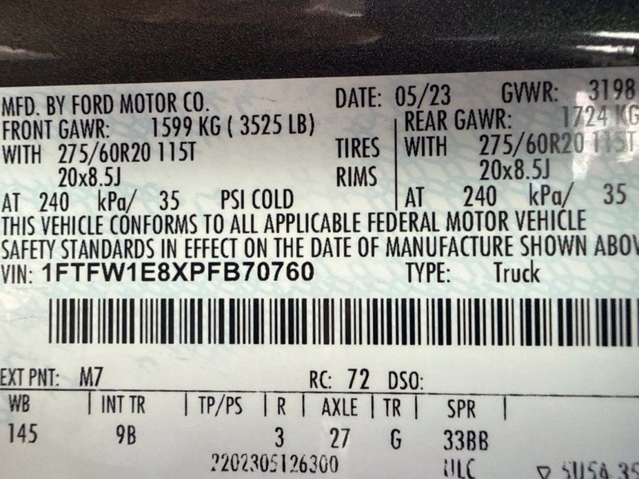 Certified 2023 Ford F150 Platinum AWD/4WD image 31
