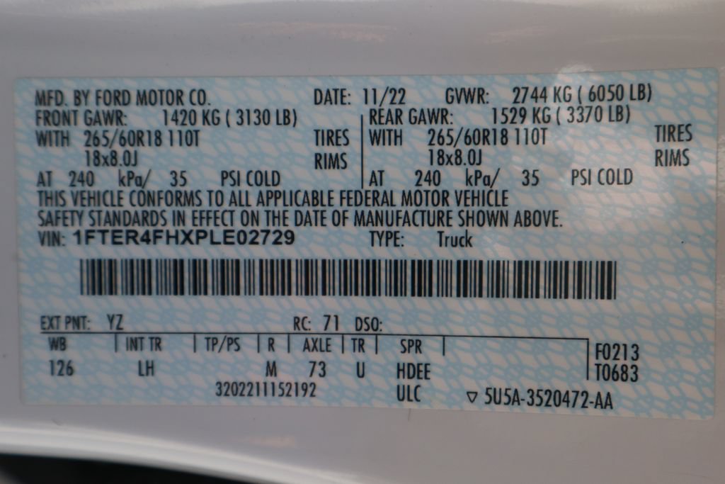 Used 2023 Ford Ranger XLT w/ Equipment Group 301A Mid AWD/4WD image 58