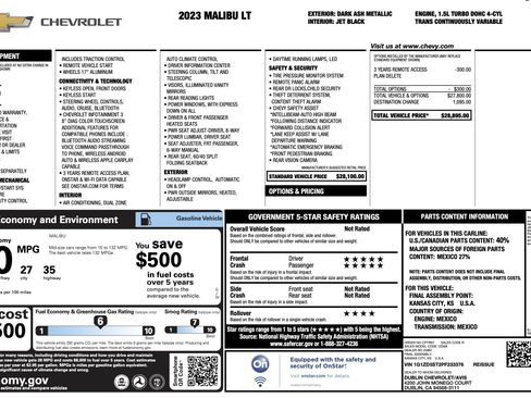 Used 2023 Chevrolet Malibu LT FWD image 4
