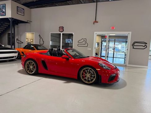 Used 2022 Porsche 718 Boxster Spyder RWD image 85