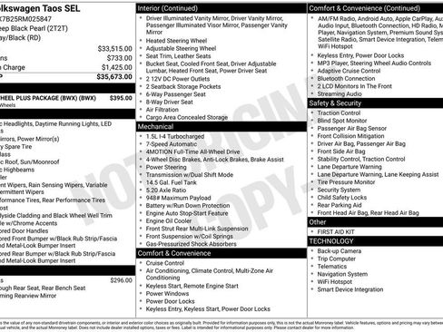Used 2024 Volkswagen Taos SEL image 28