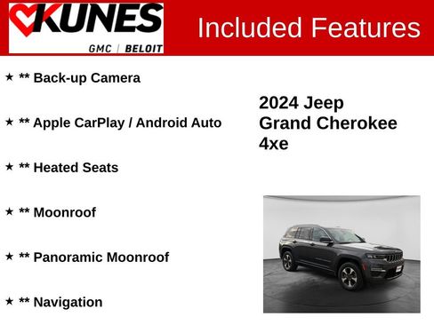 Used 2024 Jeep Grand Cherokee Limited 4xe AWD/4WD image 2