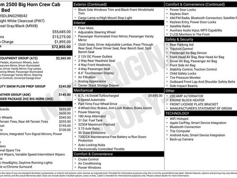 Used 2022 RAM 2500 Big Horn w/ Level A Equipment Group AWD/4WD image 4