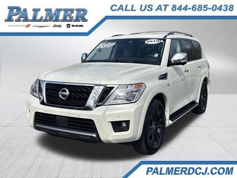 Used 2019 Nissan Armada Platinum w/ Captain's Chairs Package image 1