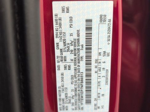 Certified 2022 Ford F150 XLT w/ Equipment Group 302A High image 49