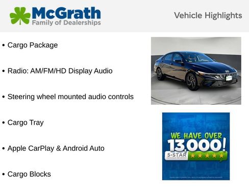 New 2026 Hyundai Elantra Sport w/ Cargo Package FWD image 6