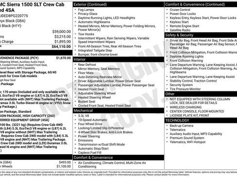 Used 2023 GMC Sierra 1500 SLT w/ SLT Convenience Package AWD/4WD image 5
