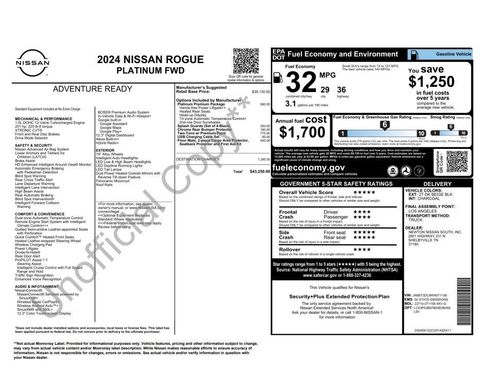 Used 2024 Nissan Rogue Platinum w/ Platinum Premium Package FWD image 4